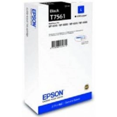 Картридж с черными чернилами Epson T7561 для WF-8090, 8590 (C13T756140) Картридж с черными чернилами Epson T7561 для WF-8090, 8590 (C13T756140)