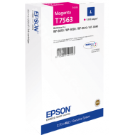 Картридж с пурпурными чернилами Epson T7563 для WF-8090, 8590 (C13T756340)