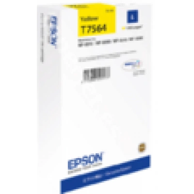 Картридж с желтыми чернилами Epson T7564 для WF-8090, 8590 (C13T756440) Картридж с желтыми чернилами Epson T7564 для WF-8090, 8590 (C13T756440)