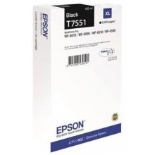 Картридж повышенной емкости с черными чернилами Epson T7551 для WF-8090, 8590 (C13T755140)