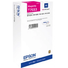 Картридж повышенной емкости с пурпурными чернилами Epson T7553 для WF-8090, 8590 (C13T755340)