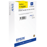 Картридж повышенной емкости с желтыми чернилами Epson T7554 для WF-8090, 8590 (C13T755440)