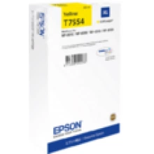 Картридж повышенной емкости с желтыми чернилами Epson T7554 для WF-8090, 8590 (C13T755440)