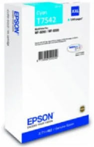 Картридж экстраповышенной емкости с голубыми чернилами Epson T7542 для WF-8090, 8590 (C13T754240) в России Картридж экстраповышенной емкости с голубыми чернилами Epson T7542 для WF-8090, 8590 (C13T754240) в России