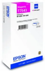 Картридж экстраповышенной емкости с пурпурными чернилами Epson T7543 для WF-8090, 8590 (C13T754340)