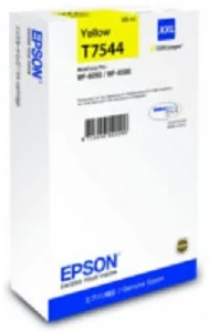Картридж экстраповышенной емкости с желтыми чернилами Epson T7544 для WF-8090, 8590 (C13T754440)