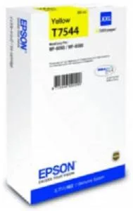 Картридж экстраповышенной емкости с желтыми чернилами Epson T7544 для WF-8090, 8590 (C13T754440)