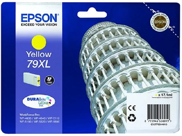 Картридж повышенной емкости с желтыми чернилами Epson T7904 для WF-5110DW, WF-5620DWF (C13T79044010) в России Картридж повышенной емкости с желтыми чернилами Epson T7904 для WF-5110DW, WF-5620DWF (C13T79044010) в России