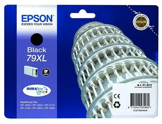Картридж повышенной емкости с черными чернилами Epson T7901 для WF-5110DW/WF-5620DWF (C13T79014010) в России Картридж повышенной емкости с черными чернилами Epson T7901 для WF-5110DW/WF-5620DWF (C13T79014010) в России