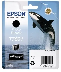 Контейнер с черными чернилами Epson T7601 для SC-P600 (C13T76014010) в России Контейнер с черными чернилами Epson T7601 для SC-P600 (C13T76014010) в России