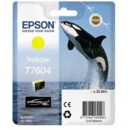 Контейнер с желтыми чернилами Epson T7604 для SC-P600 (C13T76044010)
