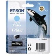Контейнер с светло-голубыми чернилами Epson T7605 для SC-P600 (C13T76054010)