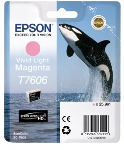 Контейнер с пурпурными чернилами Epson T7606 для SC-P600 (C13T76064010) в России Контейнер с пурпурными чернилами Epson T7606 для SC-P600 (C13T76064010) в России