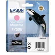 Контейнер с пурпурными чернилами Epson T7606 для SC-P600 (C13T76064010)