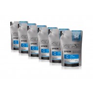 Набор из шести картриджей с голубыми чернилами Epson (C13T741200)