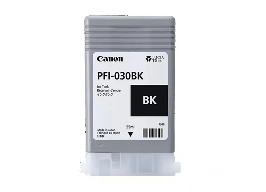 Чернила пигментные CANON Pigment Ink PFI-030 (Black) Черный, 55 мл., (3489C001AA)