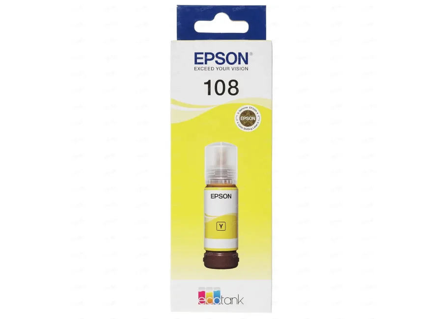 Картридж Epson 108 желтый (C13T09C44A) в России Картридж Epson 108 желтый (C13T09C44A) в России