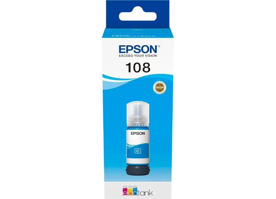 Картридж Epson 108 голубой (C13T09C24A) в России Картридж Epson 108 голубой (C13T09C24A) в России