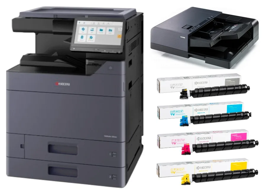 МФУ Kyocera TASKalfa 2554ci в комплекте с автоподатчиком DP-7150 и тонерами в России МФУ Kyocera TASKalfa 2554ci в комплекте с автоподатчиком DP-7150 и тонерами в России