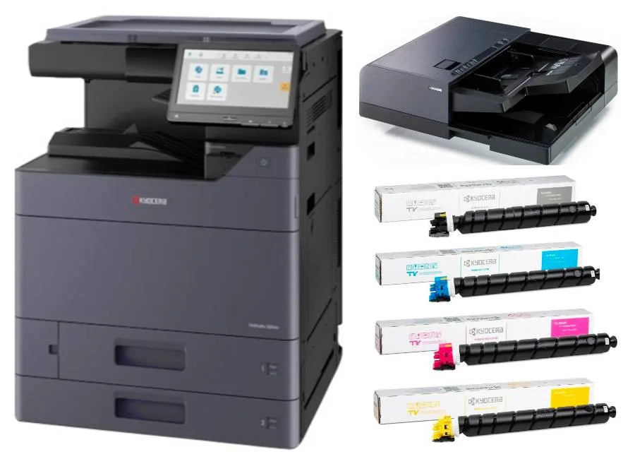 МФУ Kyocera TASKalfa 2554ci в комплекте с автоподатчиком DP-7150 и тонерами МФУ Kyocera TASKalfa 2554ci в комплекте с автоподатчиком DP-7150 и тонерами