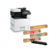 МФУ Kyocera ECOSYS M8130cidn в комплекте с набором тонер-картриджей TK-8115C/M/Y/K