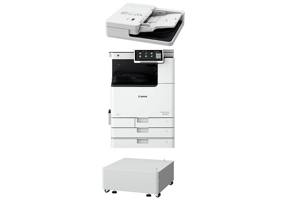 МФУ CANON imageRUNNER ADVANCE DX C3835i в комплекте с реверсивным автоподатчиком DADF-BA1 и тумбой Plain Pedestal Type-S3