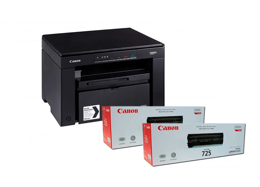 МФУ CANON i-SENSYS MF3010 в комплекте с двумя картриджами CANON C-725 в России МФУ CANON i-SENSYS MF3010 в комплекте с двумя картриджами CANON C-725 в России