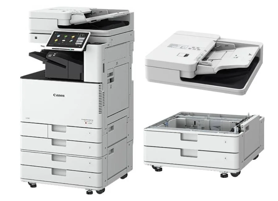 МФУ CANON imageRUNNER ADVANCE DX C3730i в комплекте с автоподатчиком оригиналов CANON DADF-BA1 и устройством кассетной подачи AP1
