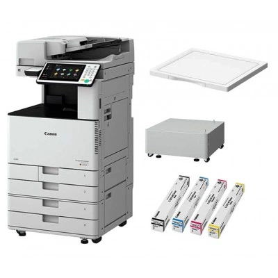МФУ CANON imageRUNNER ADVANCE DX C3822i MFP с крышкой, тумбой и тонерами