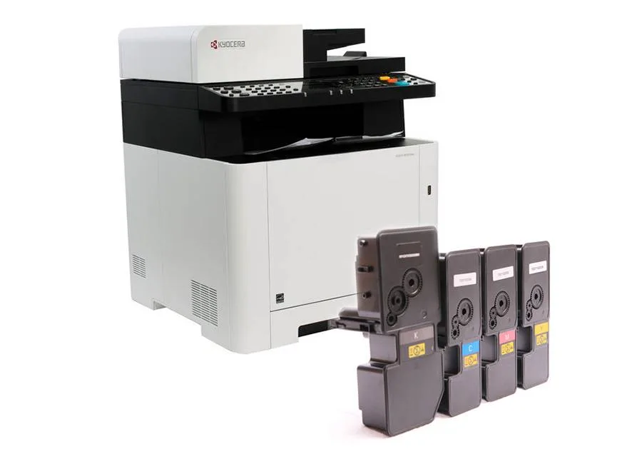 МФУ Kyocera ECOSYS M5521cdn с набором картриджей TK-5220C/M/Y/K