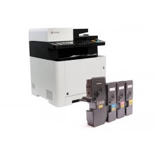 МФУ Kyocera ECOSYS M5521cdn с набором картриджей TK-5220C/M/Y/K