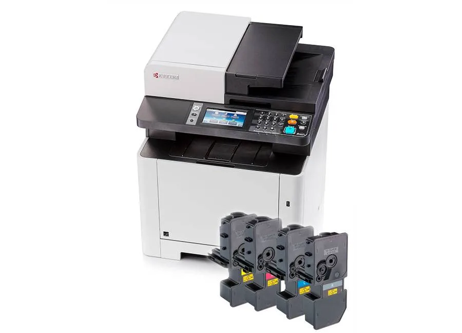 МФУ Kyocera Ecosys M5526cdw с набором картриджей TK-5240C/M/Y/K