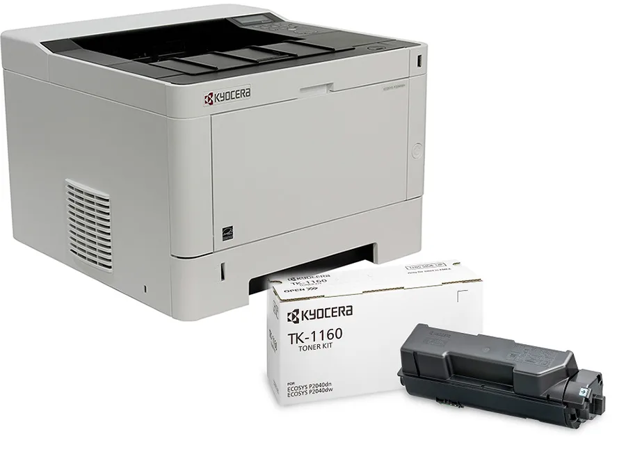 Принтер Kyocera P2040DN в комплекте с тонер-картриджем Kyocera TK-1160