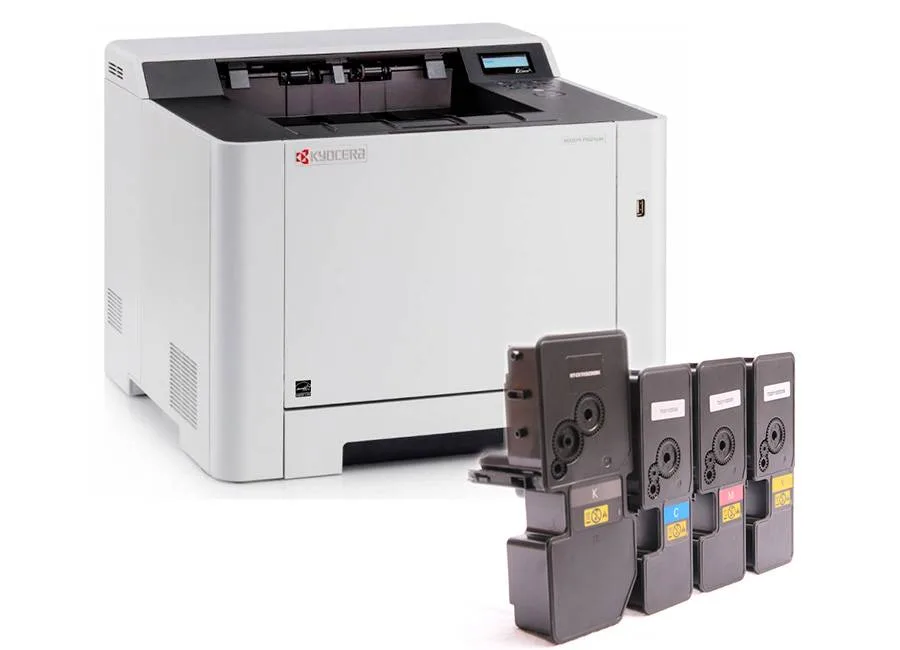 Принтер Kyocera Ecosys P5021cdw с набором картриджей TK-5220C/M/Y/K Принтер Kyocera Ecosys P5021cdw с набором картриджей TK-5220C/M/Y/K
