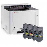 Принтер Kyocera Ecosys P5026cdw с набором картриджей TK-5240C/M/Y/K