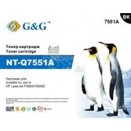 Тонер-картридж G&G NT-Q7551A в Москве Тонер-картридж G&G NT-Q7551A в Москве