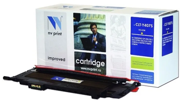 Картридж NV Print CLT-Y407S Y в России Картридж NV Print CLT-Y407S Y в России