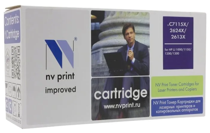 Картридж NV Print C7115X/2624X/2613X для HP в России Картридж NV Print C7115X/2624X/2613X для HP в России