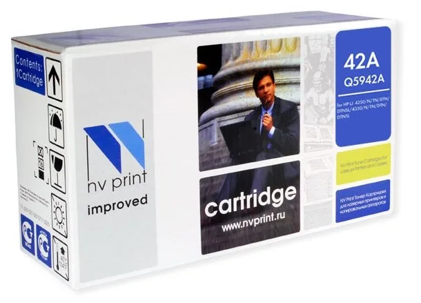 Картридж NV Print Q5942A в России Картридж NV Print Q5942A в России