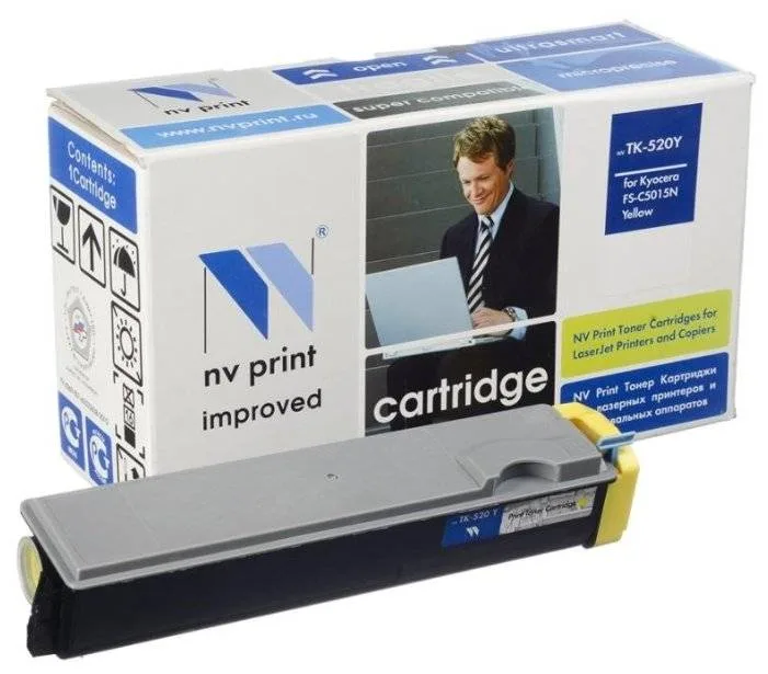 Картридж NV Print TK-520Y в России Картридж NV Print TK-520Y в России