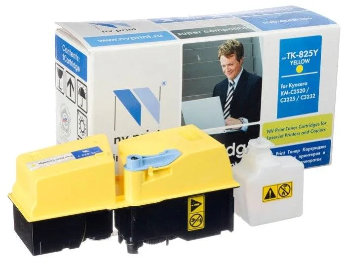Картридж NV Print TK-825Y в России Картридж NV Print TK-825Y в России