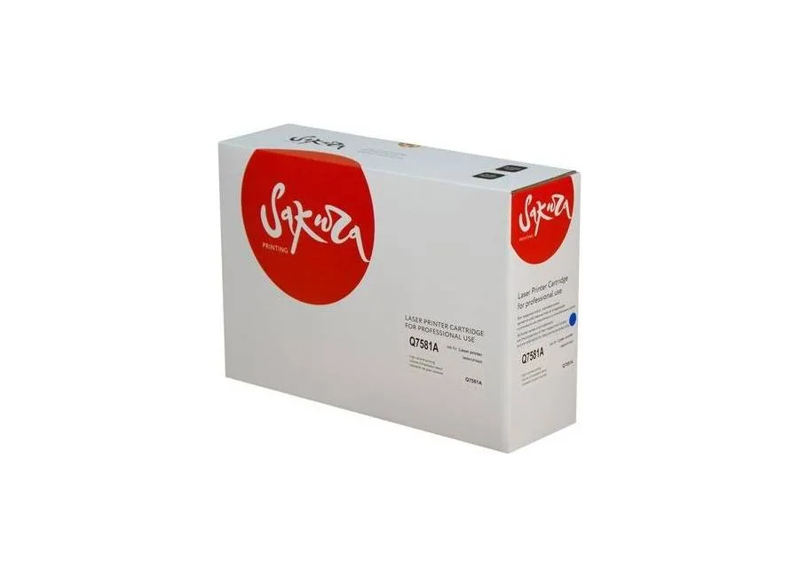 Картридж Sakura Q7581A в России Картридж Sakura Q7581A в России