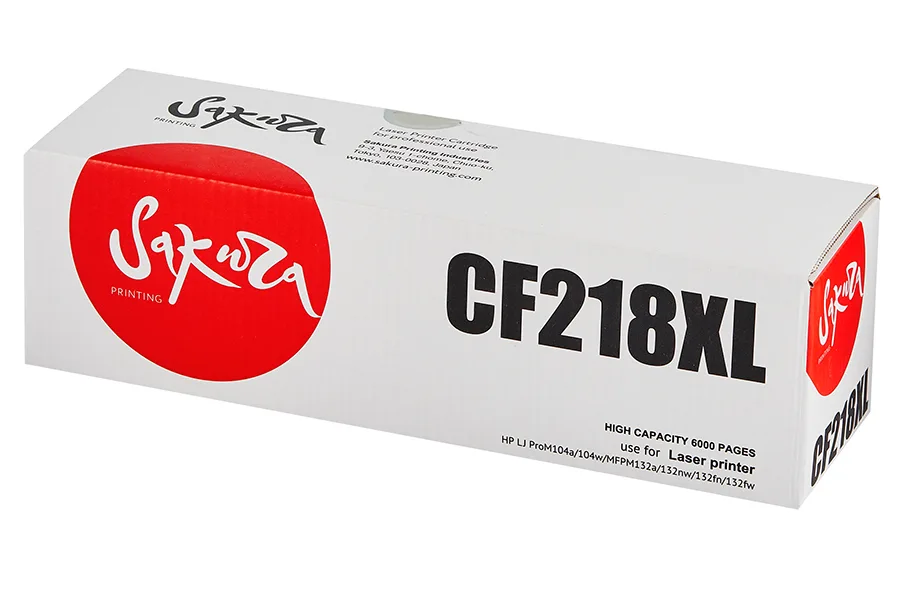 Картридж Sakura CF218XL в России Картридж Sakura CF218XL в России