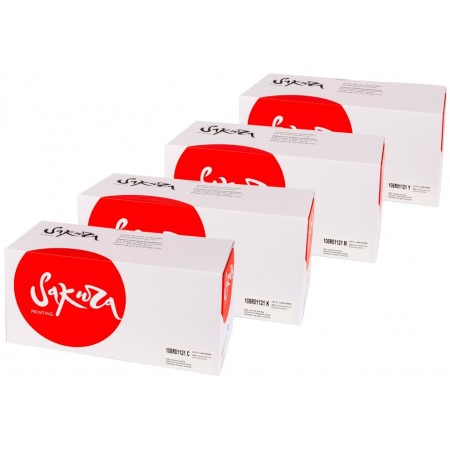 Комплект картриджей Sakura 108R01121, 4 шт. в Москве Комплект картриджей Sakura 108R01121, 4 шт. в Москве