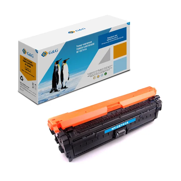 Cartridge G&G 307A для HP CLJ CP5225/CP5225N/CP5225DN, с чипом (7 300стр.), голубой (аналог CE741A) в России Cartridge G&G 307A для HP CLJ CP5225/CP5225N/CP5225DN, с чипом (7 300стр.), голубой (аналог CE741A) в России