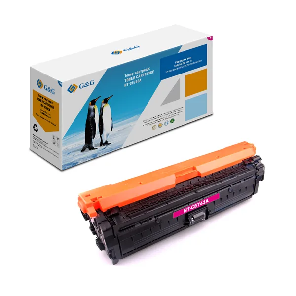 Cartridge G&G 307A для HP CLJ CP5225/CP5225N/CP5225DN, с чипом (7300стр.), пурпурный (аналог CE743A) в России Cartridge G&G 307A для HP CLJ CP5225/CP5225N/CP5225DN, с чипом (7300стр.), пурпурный (аналог CE743A) в России