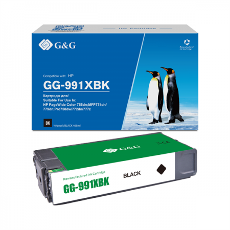 Cartridge G&G 991X для HP PageWide Managed, (20 000стр.), черный (аналог X4D19AC,M0K29XC,M0K02AE) в Москве Cartridge G&G 991X для HP PageWide Managed, (20 000стр.), черный (аналог X4D19AC,M0K29XC,M0K02AE) в Москве