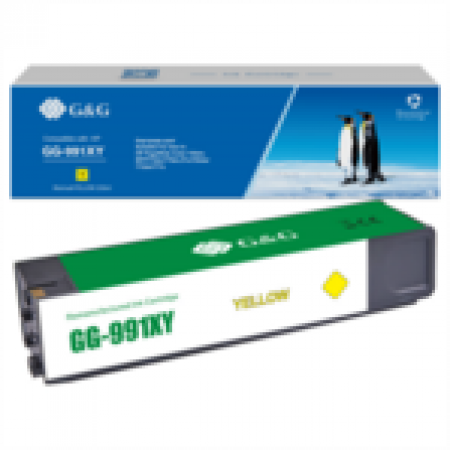 Cartridge G&G 991X для HP PageWide Managed, (16 000стр.), желтый (аналог X4D16AC,M0K25XC,M0J98AE) в Москве Cartridge G&G 991X для HP PageWide Managed, (16 000стр.), желтый (аналог X4D16AC,M0K25XC,M0J98AE) в Москве