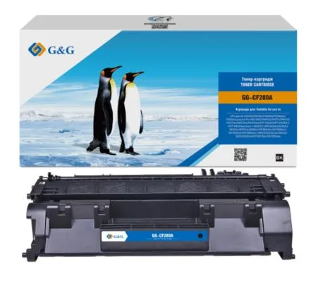 Cartridge G&G 80A для HP LJ P2035/P2055/M401/M425;CANON LBP6300dn/6310dn/6650dn/6670 (2 700стр.) (аналог CF280A) в России Cartridge G&G 80A для HP LJ P2035/P2055/M401/M425;CANON LBP6300dn/6310dn/6650dn/6670 (2 700стр.) (аналог CF280A) в России