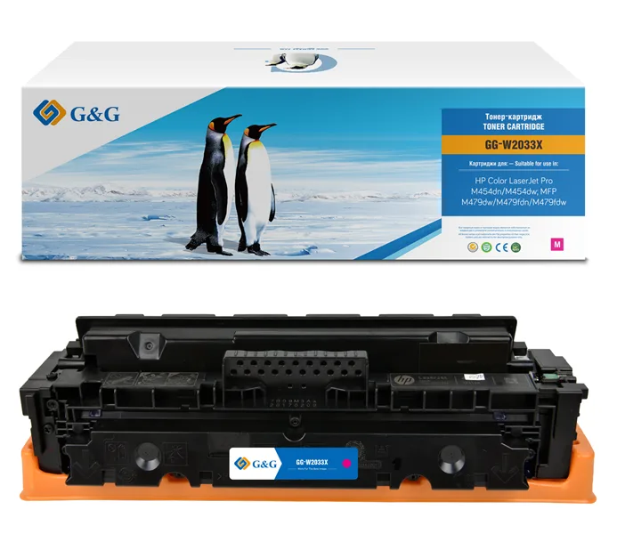 Cartridge G&G 415X для HP CLJ M454/M479, с чипом (6 000стр.), пурпурный (аналог W2033X) в России Cartridge G&G 415X для HP CLJ M454/M479, с чипом (6 000стр.), пурпурный (аналог W2033X) в России